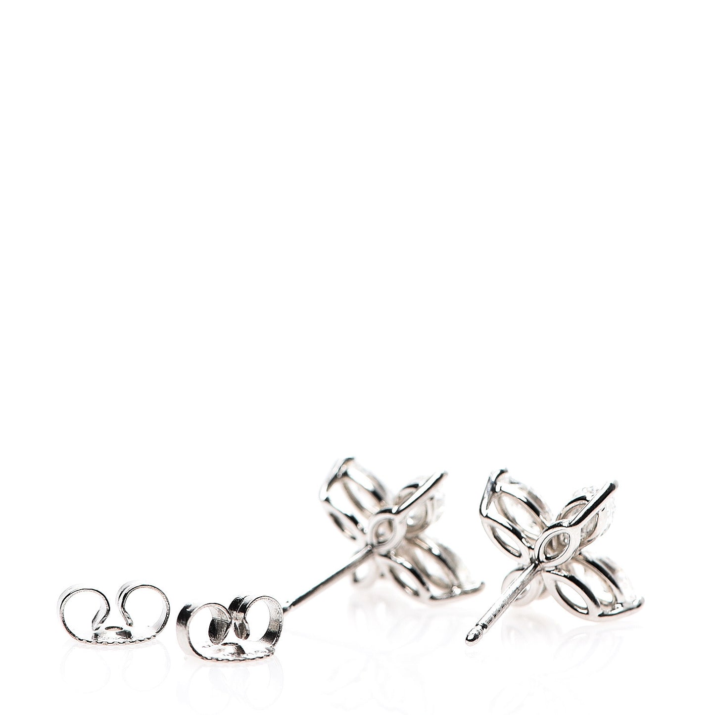 Platinum Diamond Large Victoria Earrings