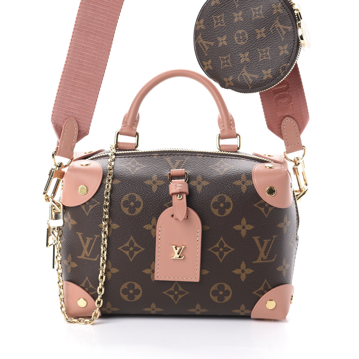 Monogram Petite Malle Souple Peach