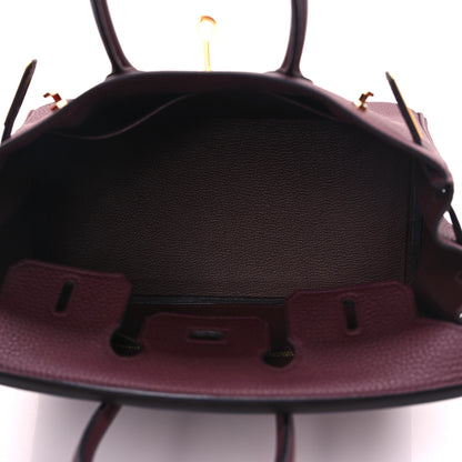 Hermes Togo Birkin 25 Bordeaux 5 of 12
