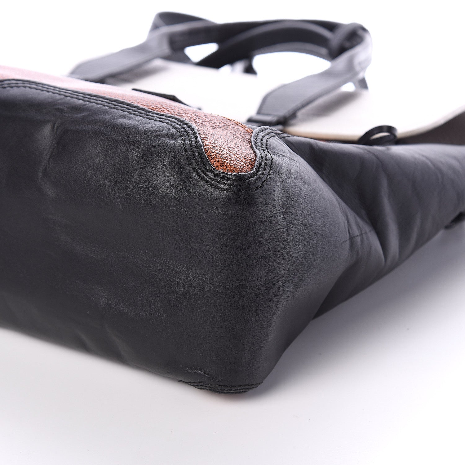3.1 Phillip Lim 3.1 Textured Calfskin Large Colorblock Pashli Satchel Copper 8 of 8
