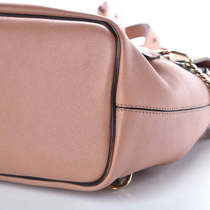 Chloe Suede Calfskin Small Faye Backpack Nougat 9 of 9