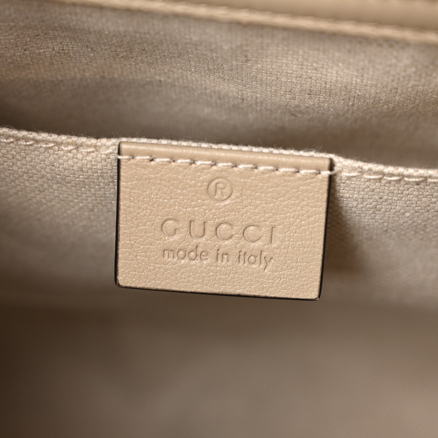 Gucci Wonka Grain Calfskin Small Diana Tote Bag Oatmeal Vintage Green 6 of 10