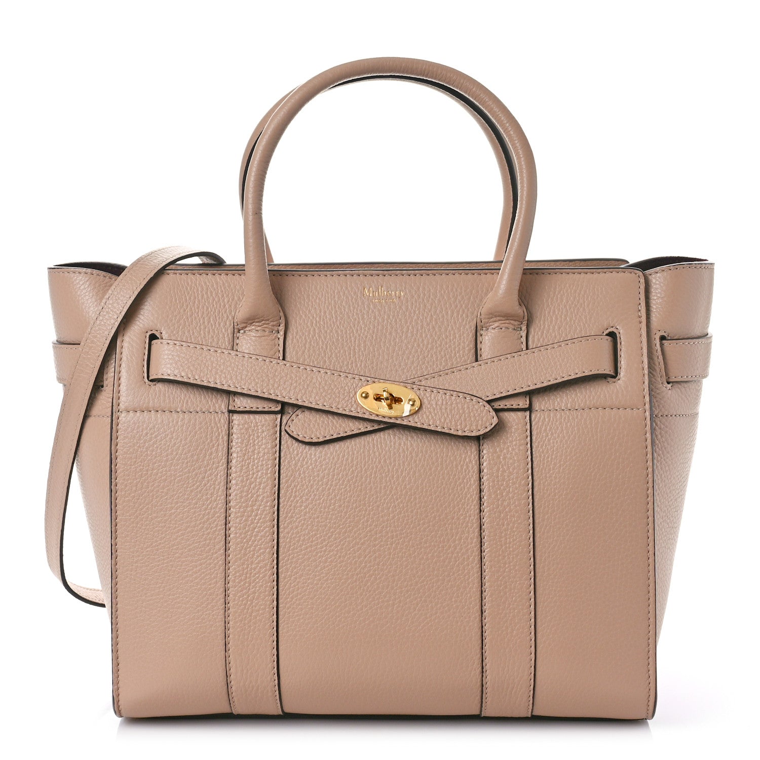 Mulberry Small Classic Grain Mini Zipped Bayswater Rosewater 1 of 8