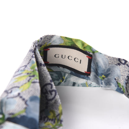 Gucci Silk Monogram Blooms Print Headband Blue 4 of 4