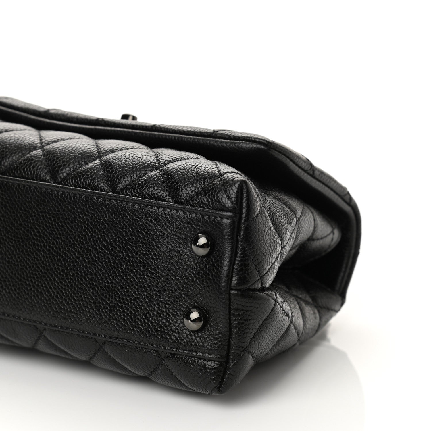 Chanel Caviar Quilted Mini Coco Handle Flap So Black 10 of 10