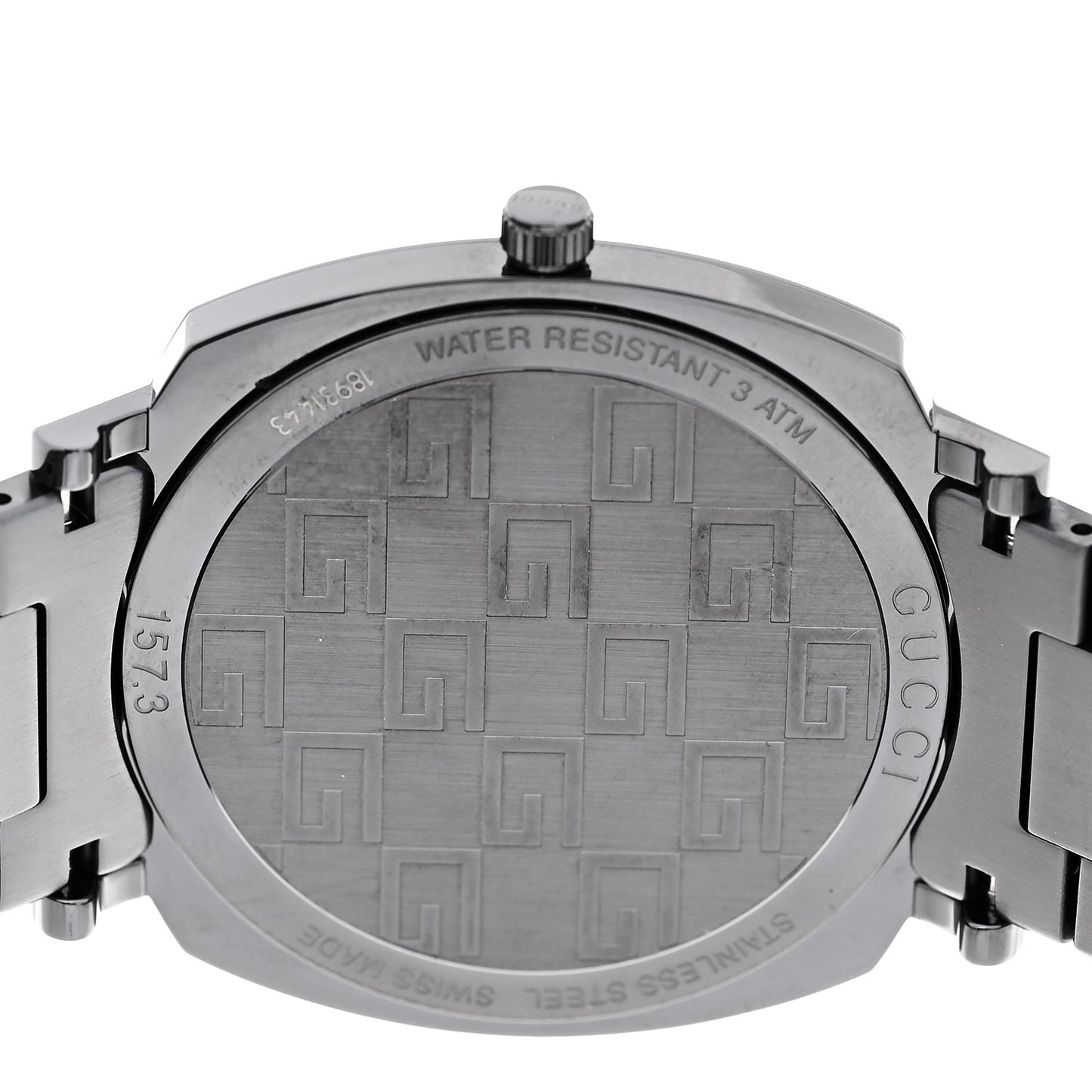 PVD Stainless Steel 38mm Grip Quartz Watch Black