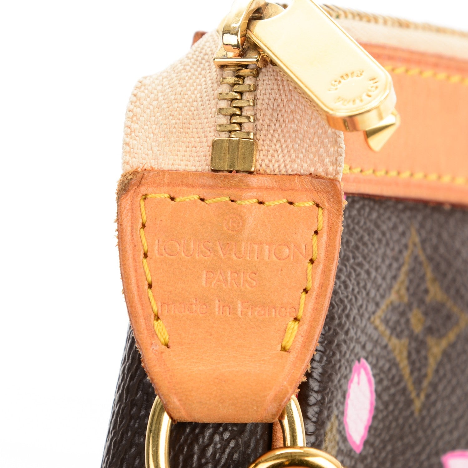 Louis Vuitton Monogram Cherry Blossom Pochette Accessories Brown 7 of 7