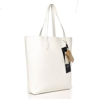 Burberry Grainy Calfskin Remington Tote Chalk White 3 of 7