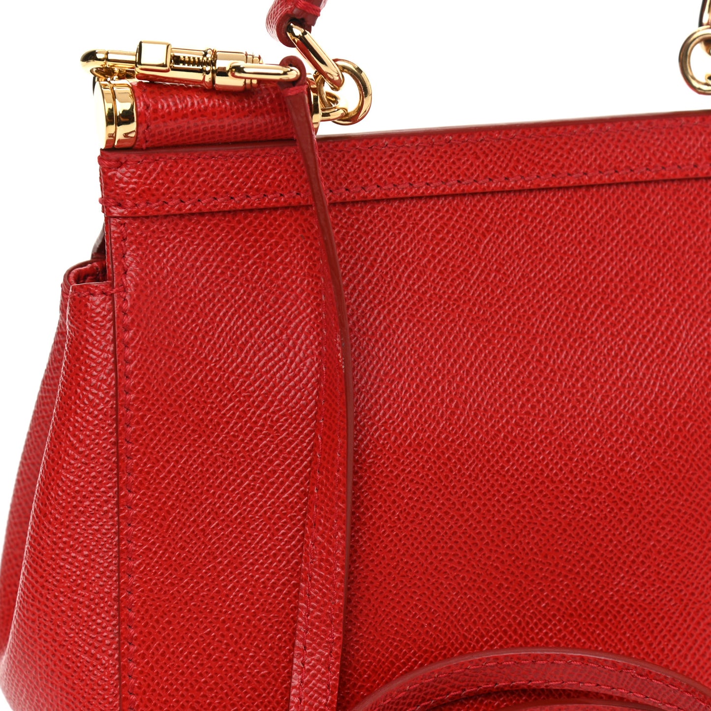 Dauphine Small Miss Sicily Satchel Red