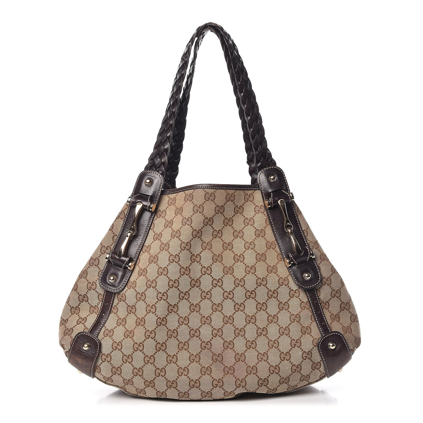 Monogram Medium Pelham Shoulder Bag Dark Brown