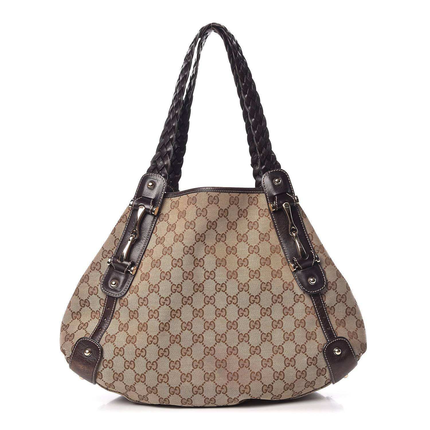 Gucci Monogram Medium Pelham Shoulder Bag Dark Brown 1 of 18