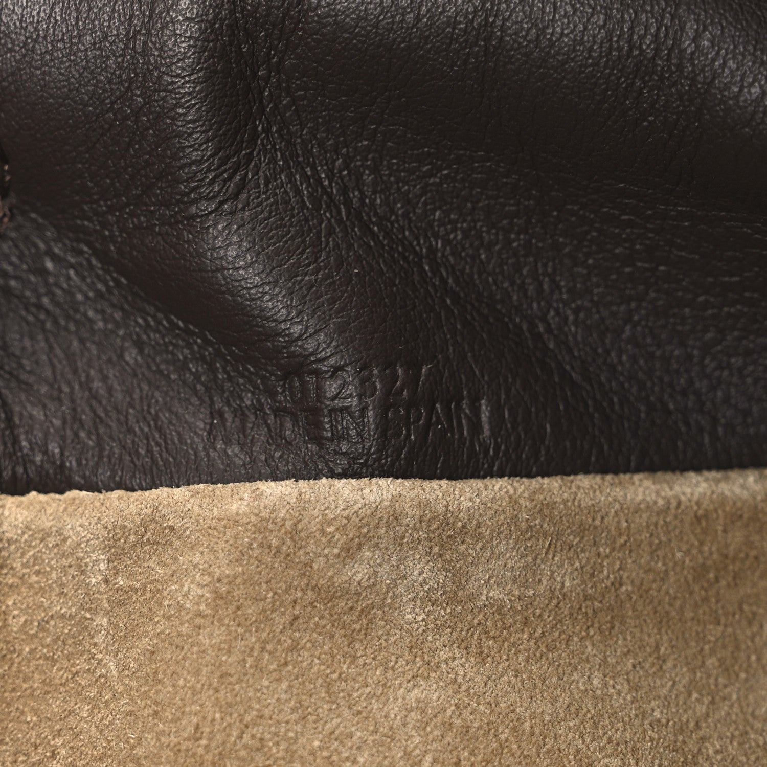 Loewe Calfskin Mini Flamenco Knot Clutch Chocolate 6 of 9