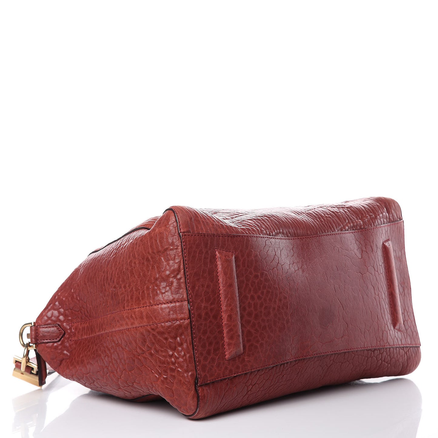 Pebbled Lambskin Large Soft Antigona Brick