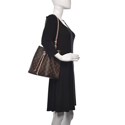 Louis Vuitton Monogram Neonoe MM Rose Poudre 2 of 9