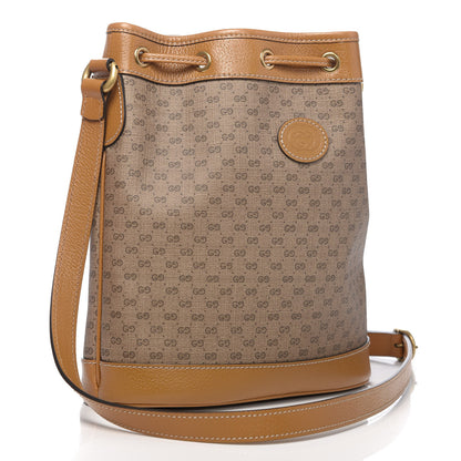 Gucci X DISNEY Mini Vintage GG Supreme Monogram Bucket Bag Beige Vintage Sun Oil 3 of 10