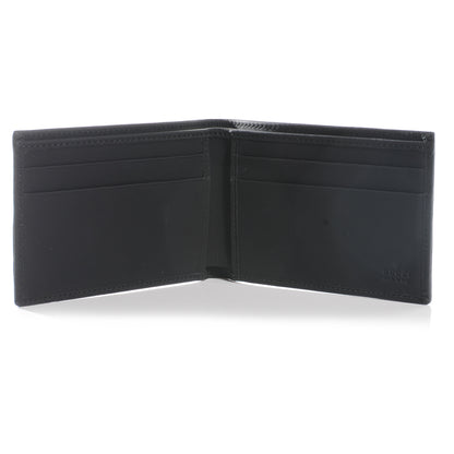 Gucci Guccissima Rubber Mini Bi Fold Wallet Black 5 of 7