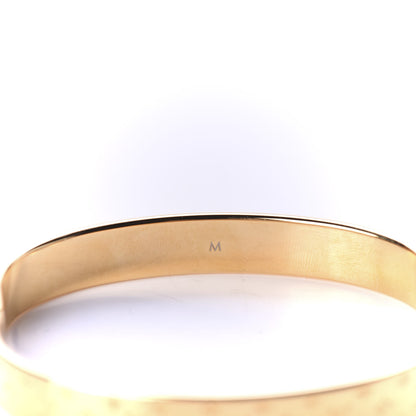 Louis Vuitton Brass Monogram Nanogram Cuff M Gold 5 of 6