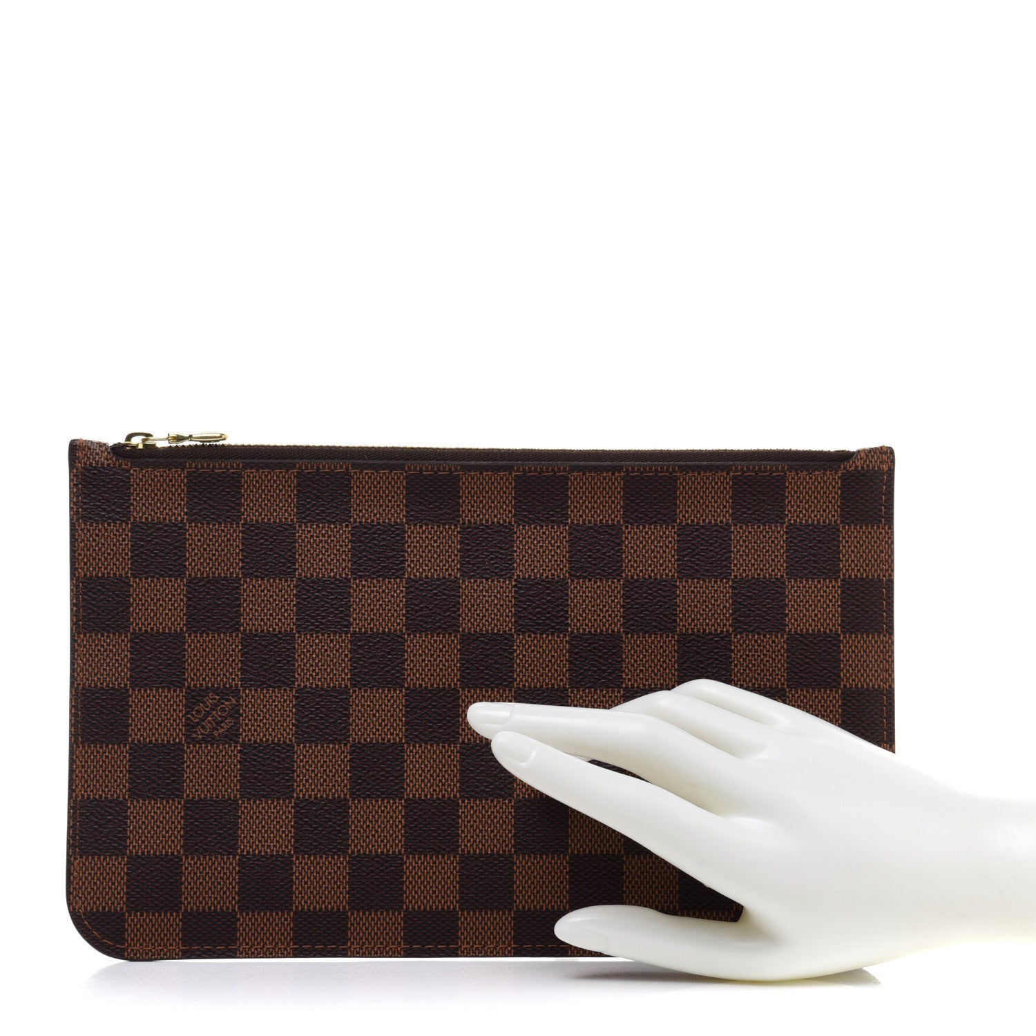 Louis Vuitton Damier Ebene Neverfull MM GM Pochette 2 of 8