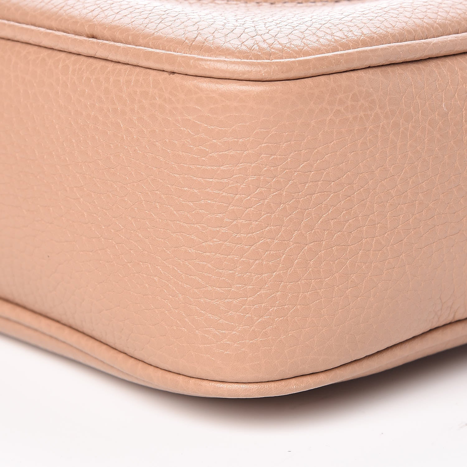 Gucci Pebbled Calfskin Small Soho Disco Bag Rose Beige 9 of 10