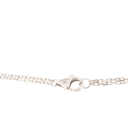 Cartier 18K White Gold 2 Diamond LOVE Necklace 4 of 5