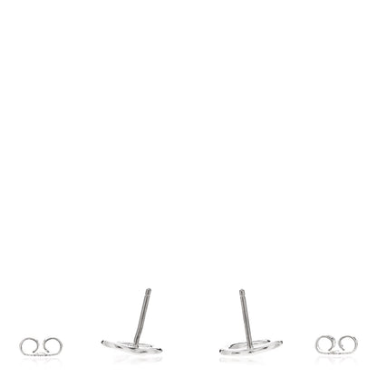 Tiffany Sterling Silver 11mm Elsa Peretti Open Heart Earrings 3 of 5