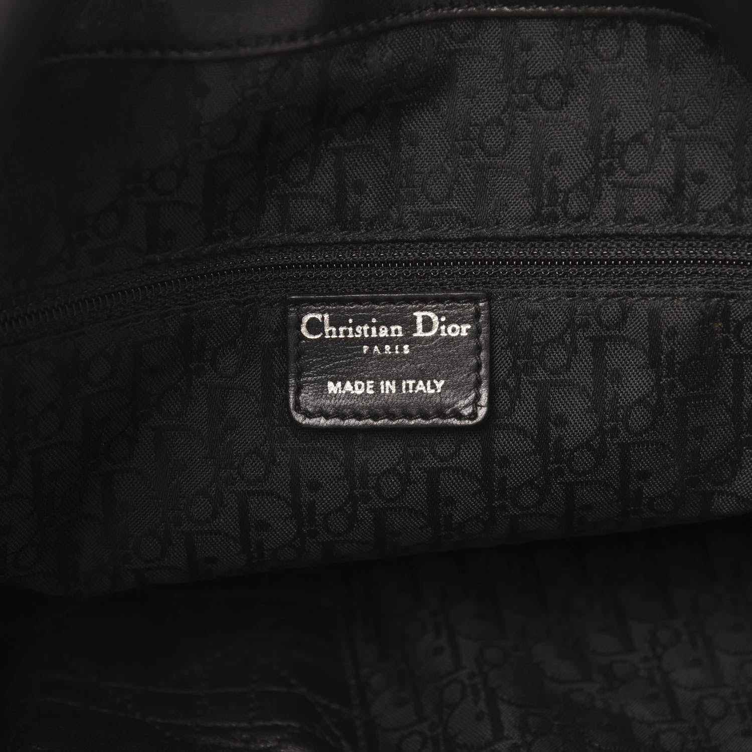 Christian Dior Lambskin Cannage Large Dior Soft Hobo Black 6 of 10