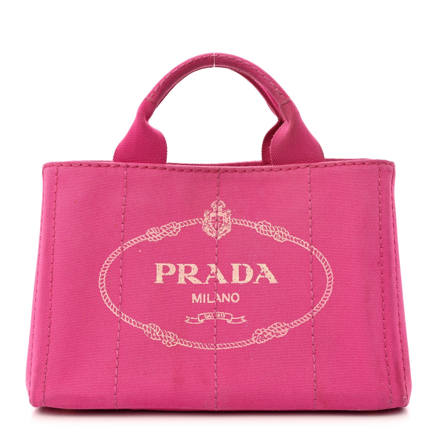 Canapa Small Logo Tote Fuxia