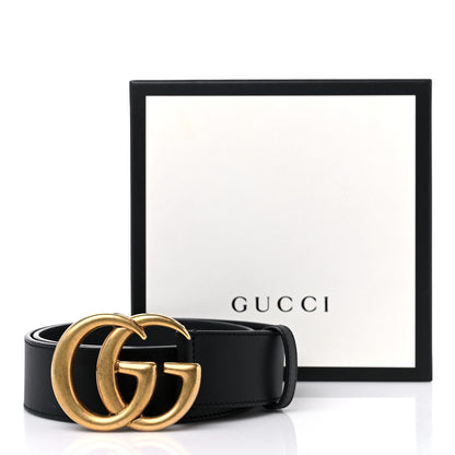 Gucci Calfskin Double G 40mm Belt 80 32 Black 6 of 6