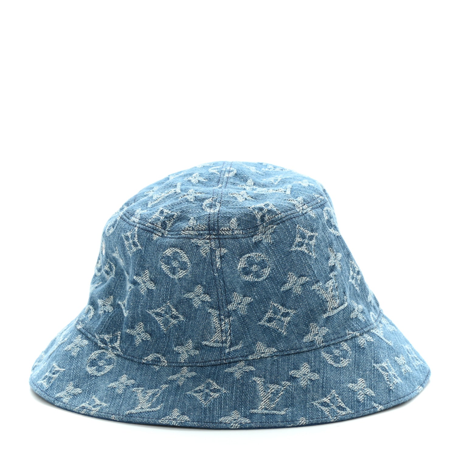 Louis Vuitton Monogram Denim Transformable Bob Bucket Hat 60 Blue 6 of 8