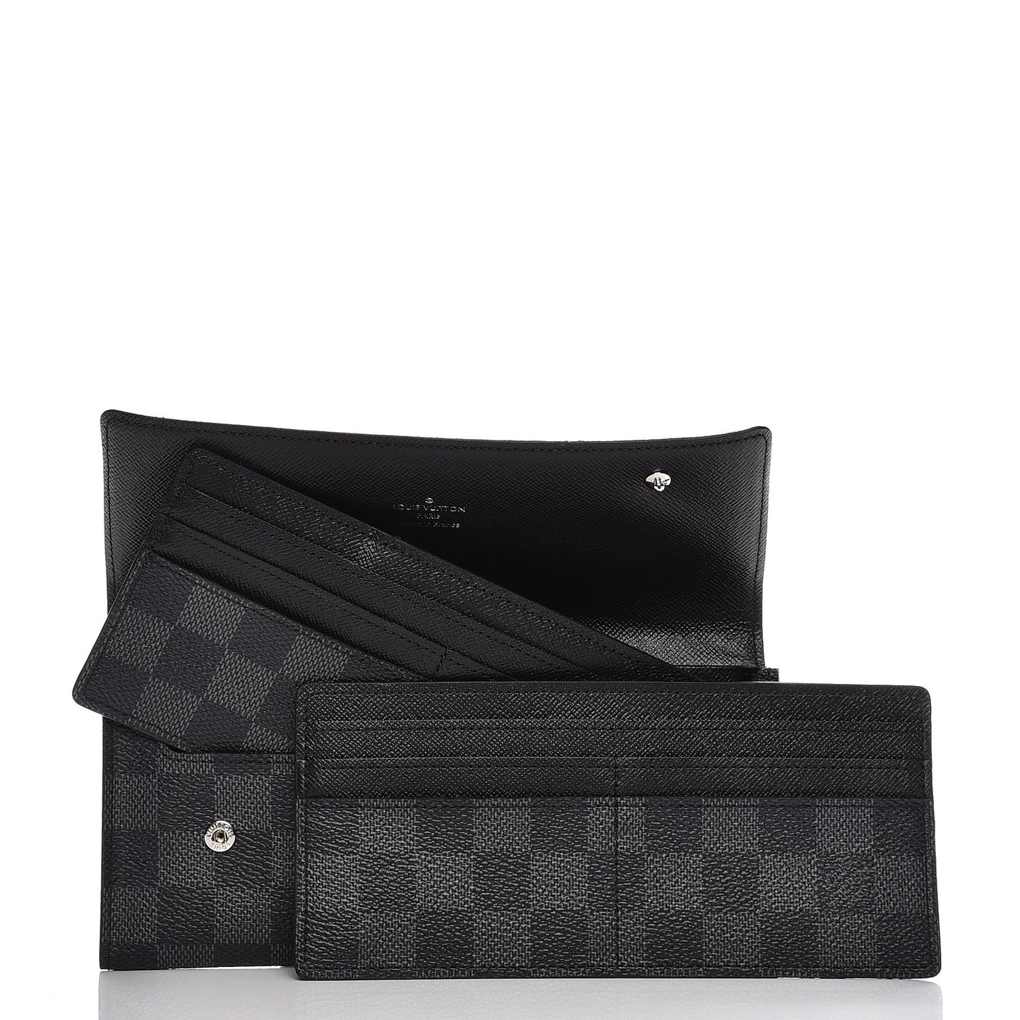 Damier Graphite Portefeuille Long Modulable Wallet