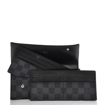 Louis Vuitton Damier Graphite Portefeuille Long Modulable Wallet 6 of 11