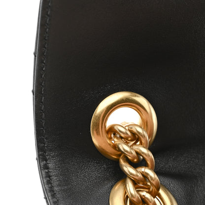 Gucci Calfskin Matelasse Mini GG Marmont Shoulder Bag Black 12 of 14