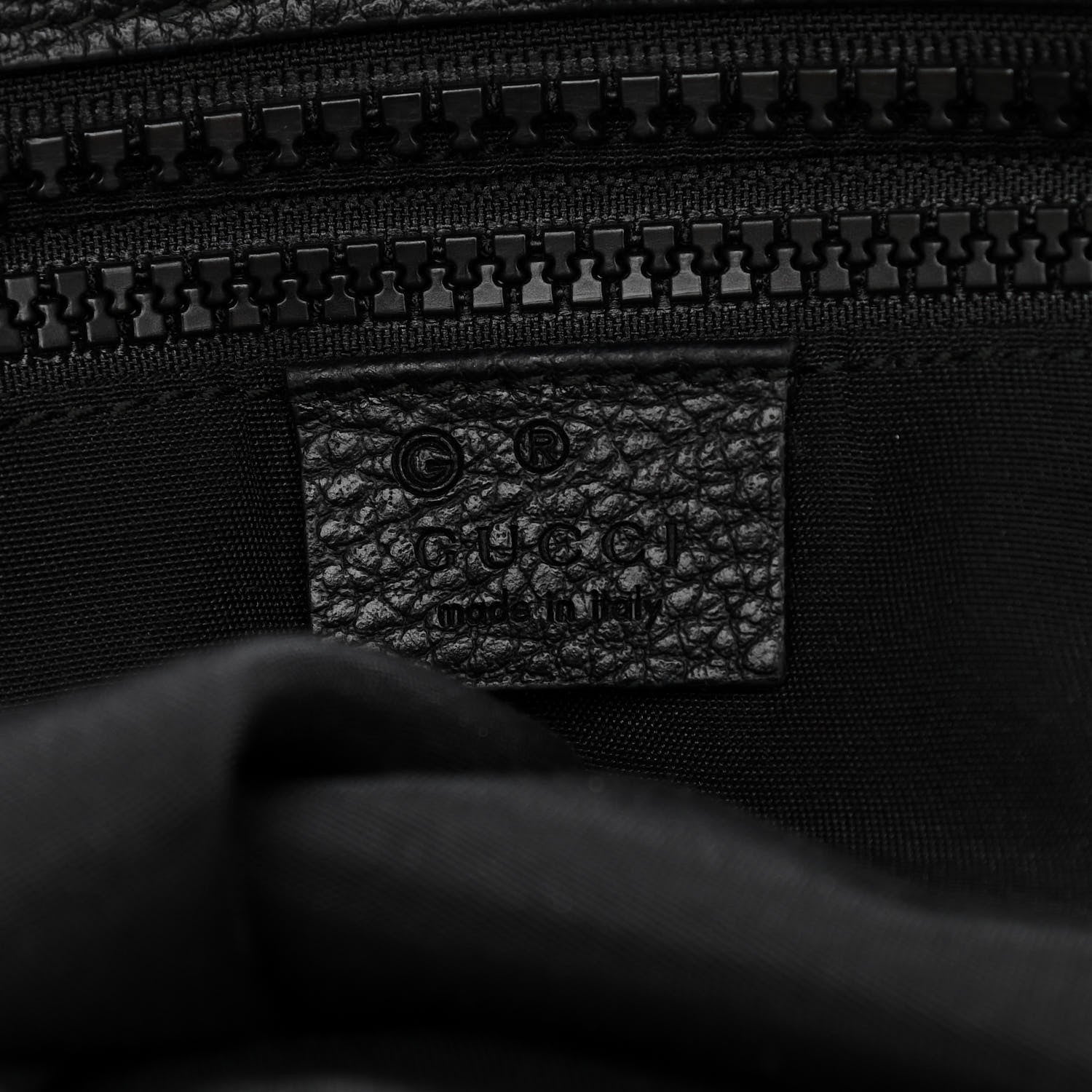 Gucci Nylon Monogram Tote Black 6 of 10