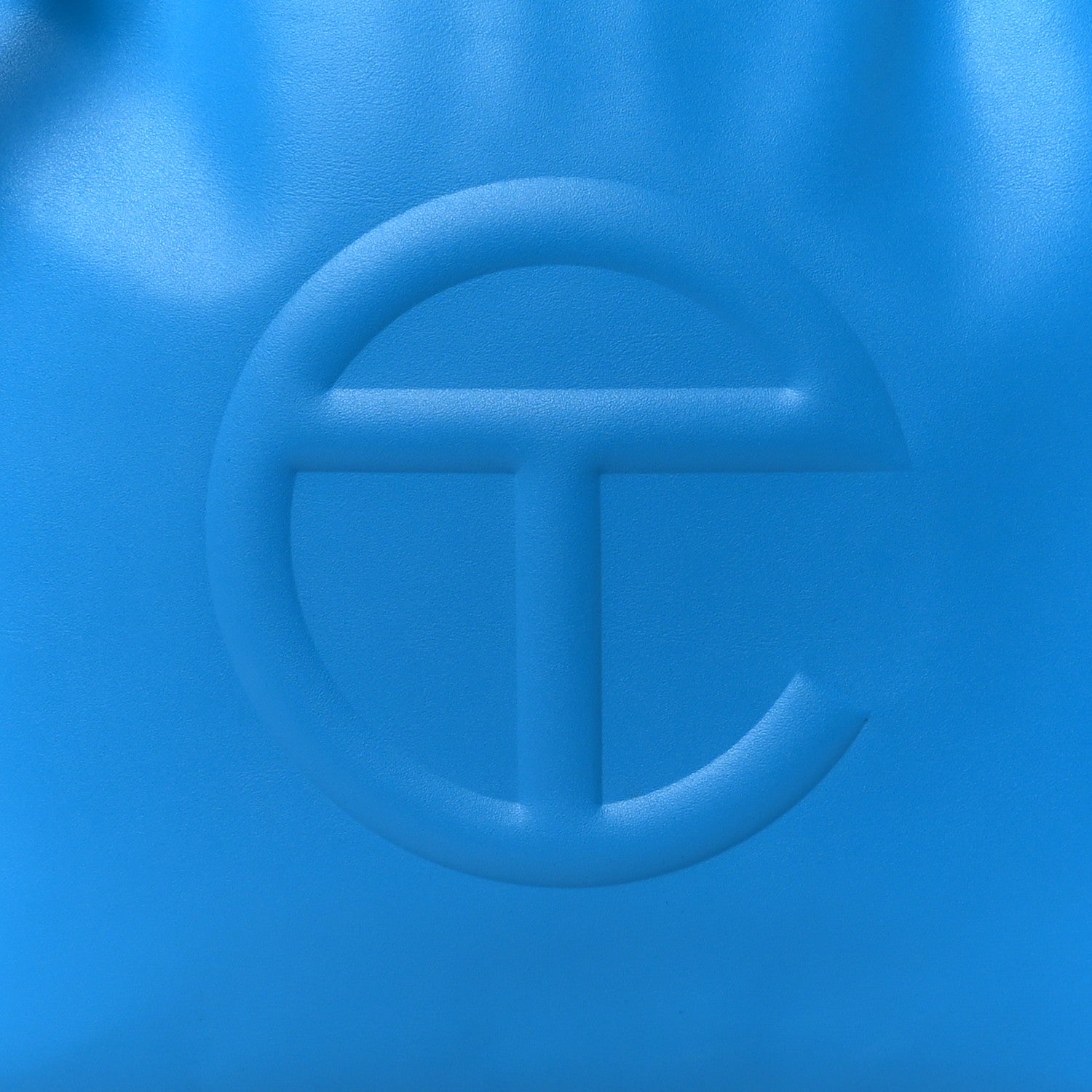 Telfar Vegan Leather Medium Shopping Bag Cyan 8 of 10
