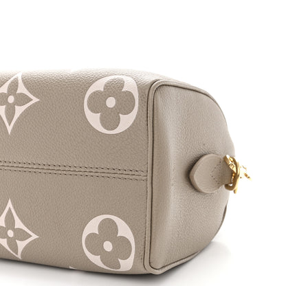 Louis Vuitton Empreinte Monogram Giant Speedy Bandouliere 20 Creme Beige 9 of 10
