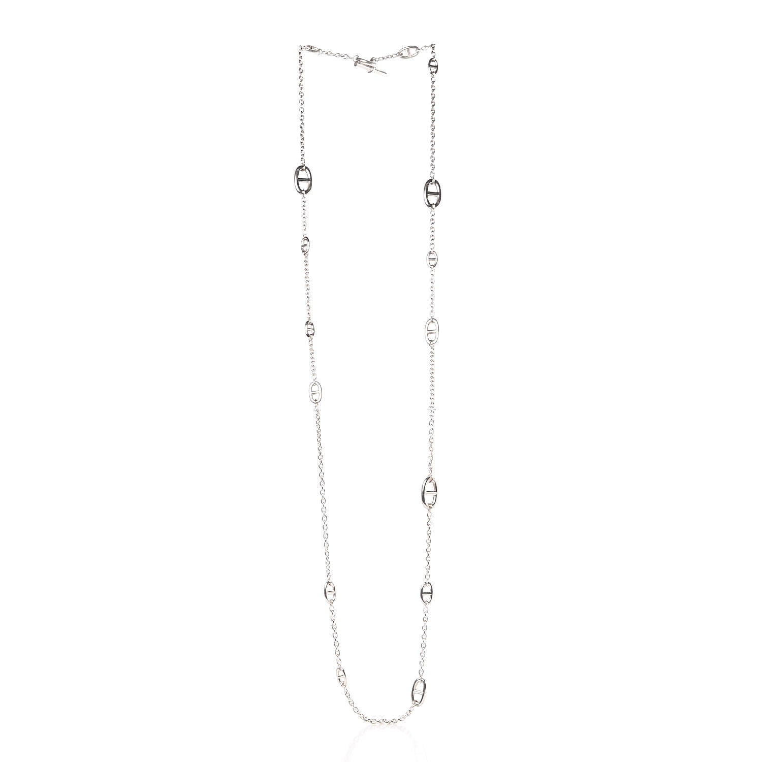Hermes Sterling Silver Farandole Necklace 120 3 of 6