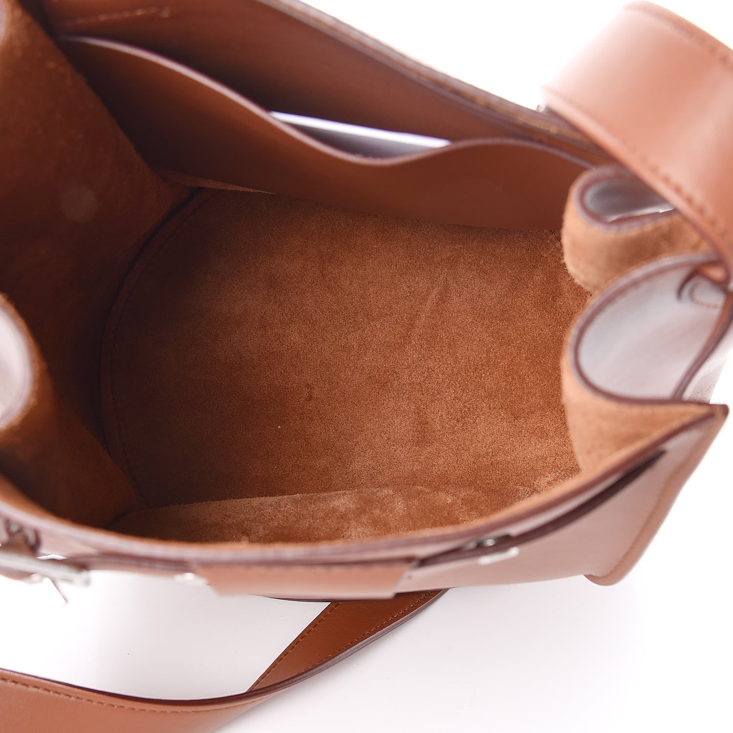 Celine Smooth Calfskin Long Strap Big Bucket Bag Tan 5 of 10