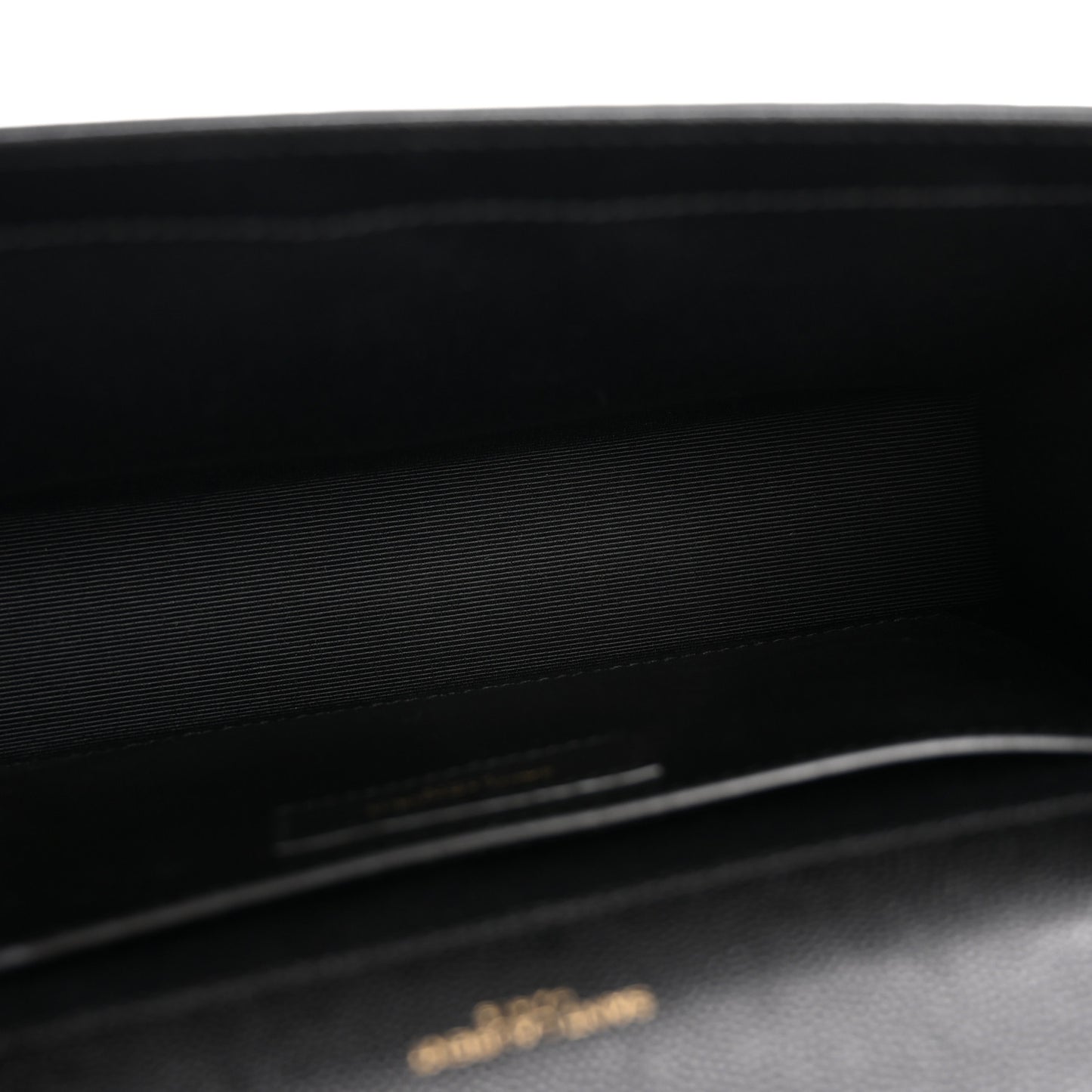 Grain De Poudre Small Classic Monogram Kate Tassel Satchel Black