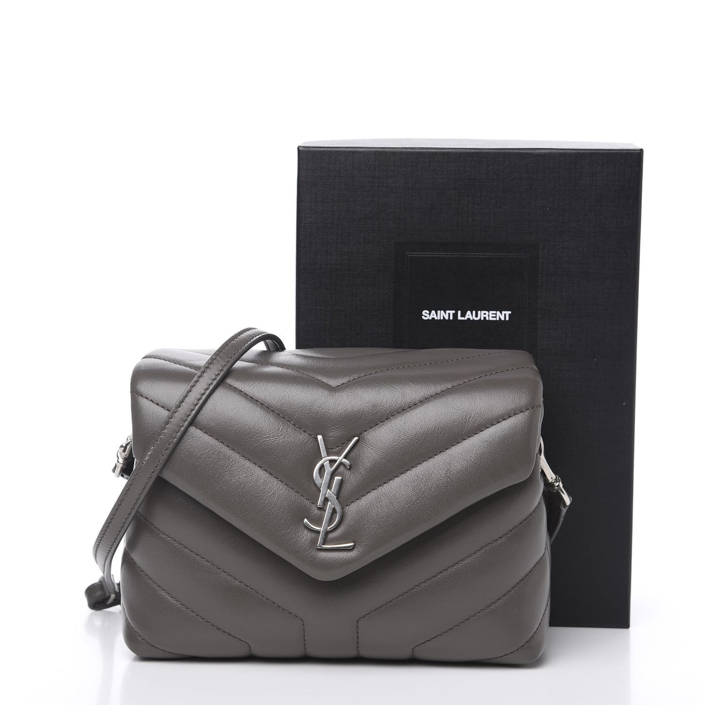 Calfskin Y Quilted Monogram Toy Loulou Crossbody Bag Earth