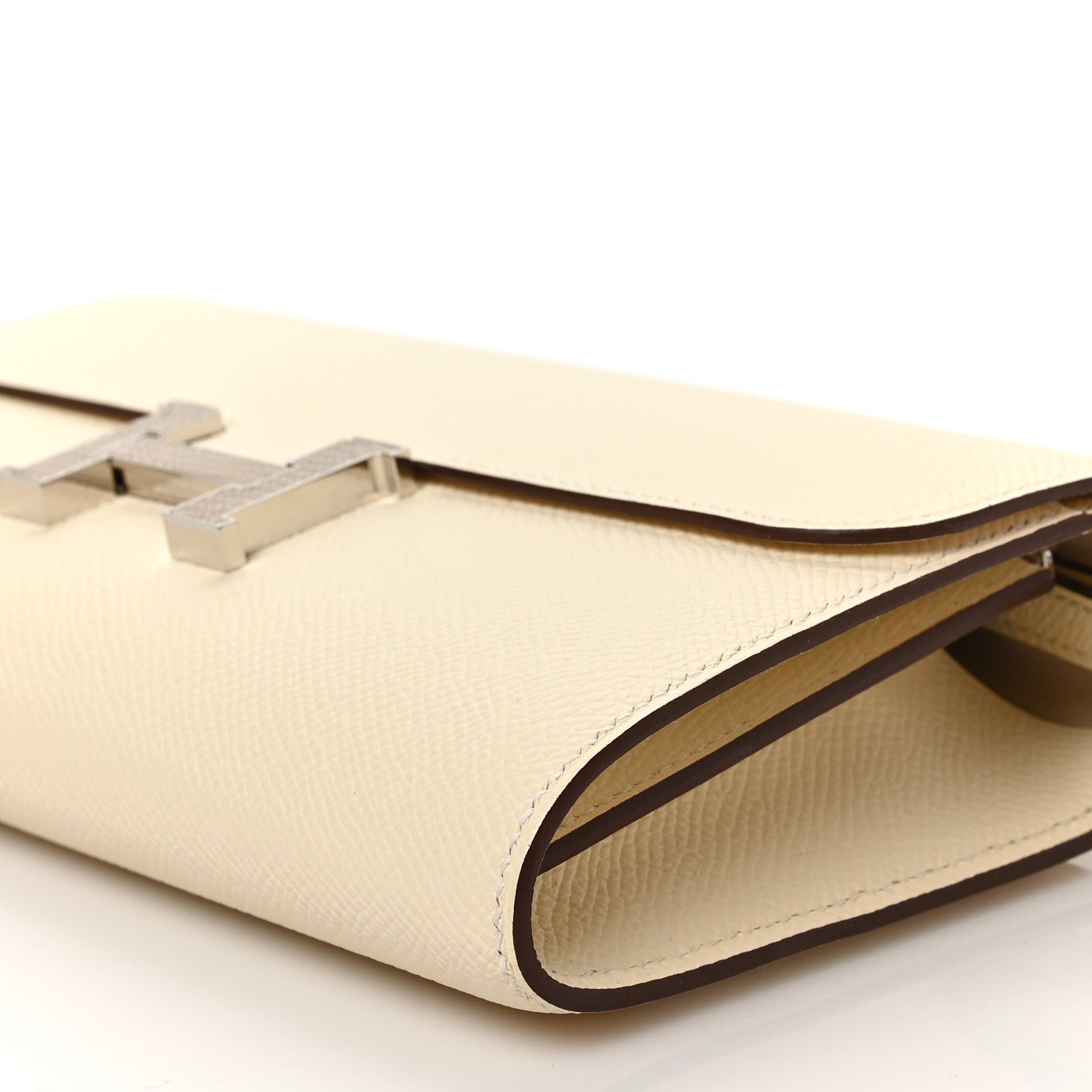 Hermes Epsom Lizard Constance Wallet To Go Nata 8 of 8