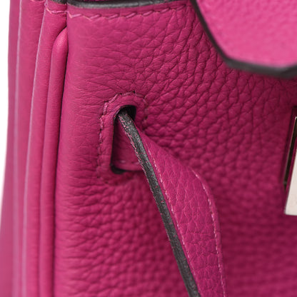 Hermes Togo Birkin 25 Rose Pourpre 38 of 46