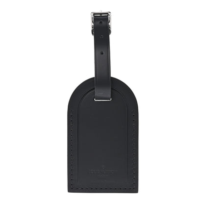 Louis Vuitton Calfskin Luggage Tag Black 1 of 3