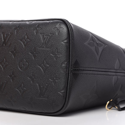 Louis Vuitton Empreinte Monogram Giant Neverfull MM Black 7 of 9