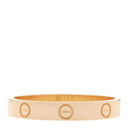 Cartier 18K Yellow Gold 3.5mm LOVE Wedding Band Ring 64 10.75 3 of 5