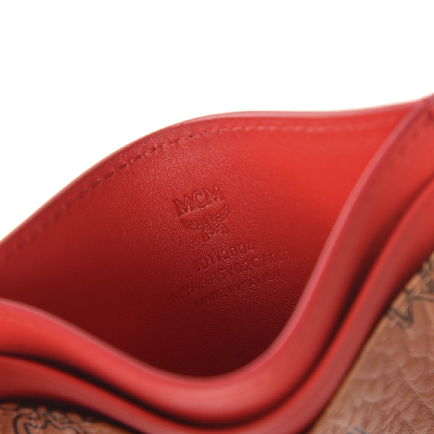 Skyoptic Visetos Spectrum Diamond Card Case Cognac