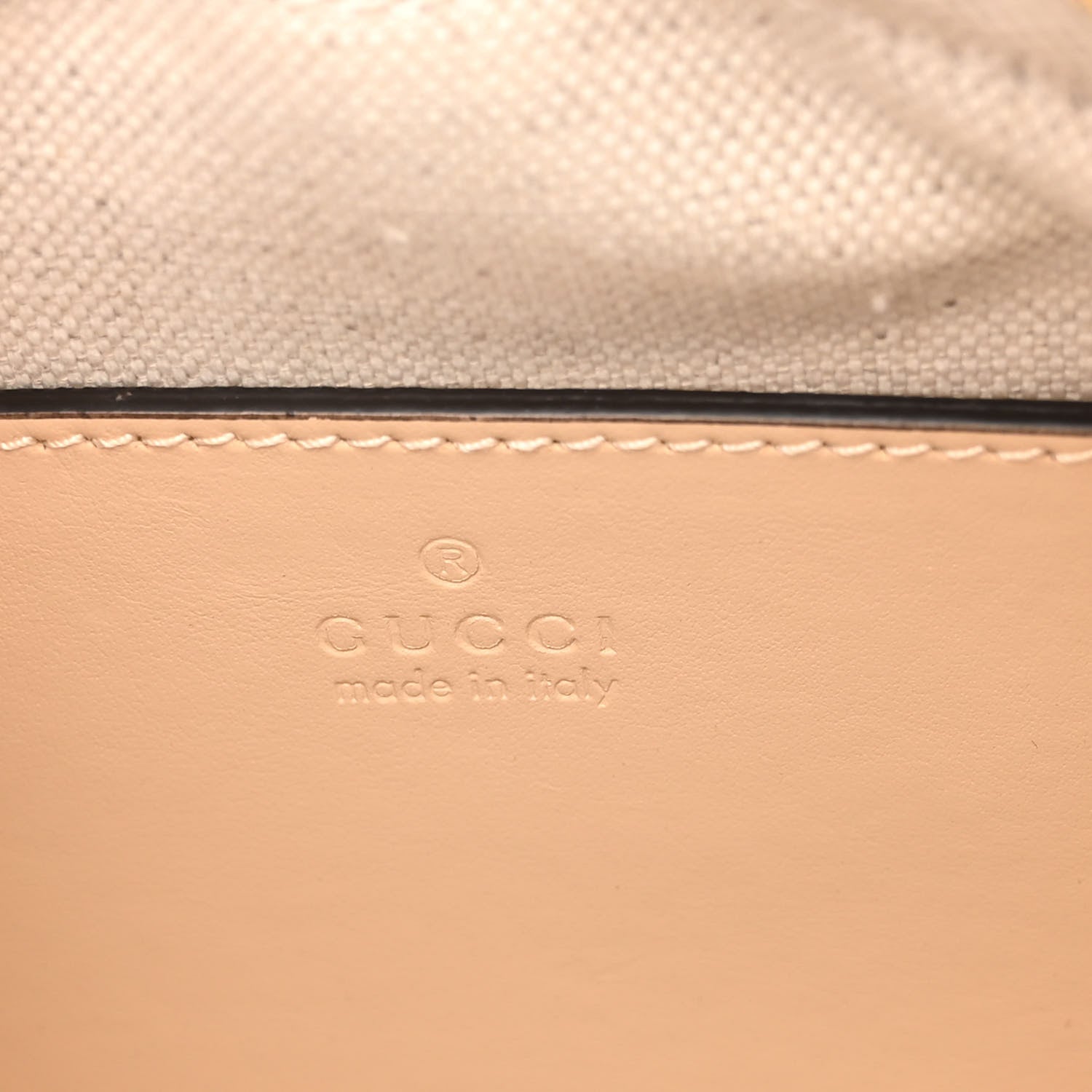 Gucci Calfskin GG Matelasse Mini Bowler Bag Naturale 6 of 9