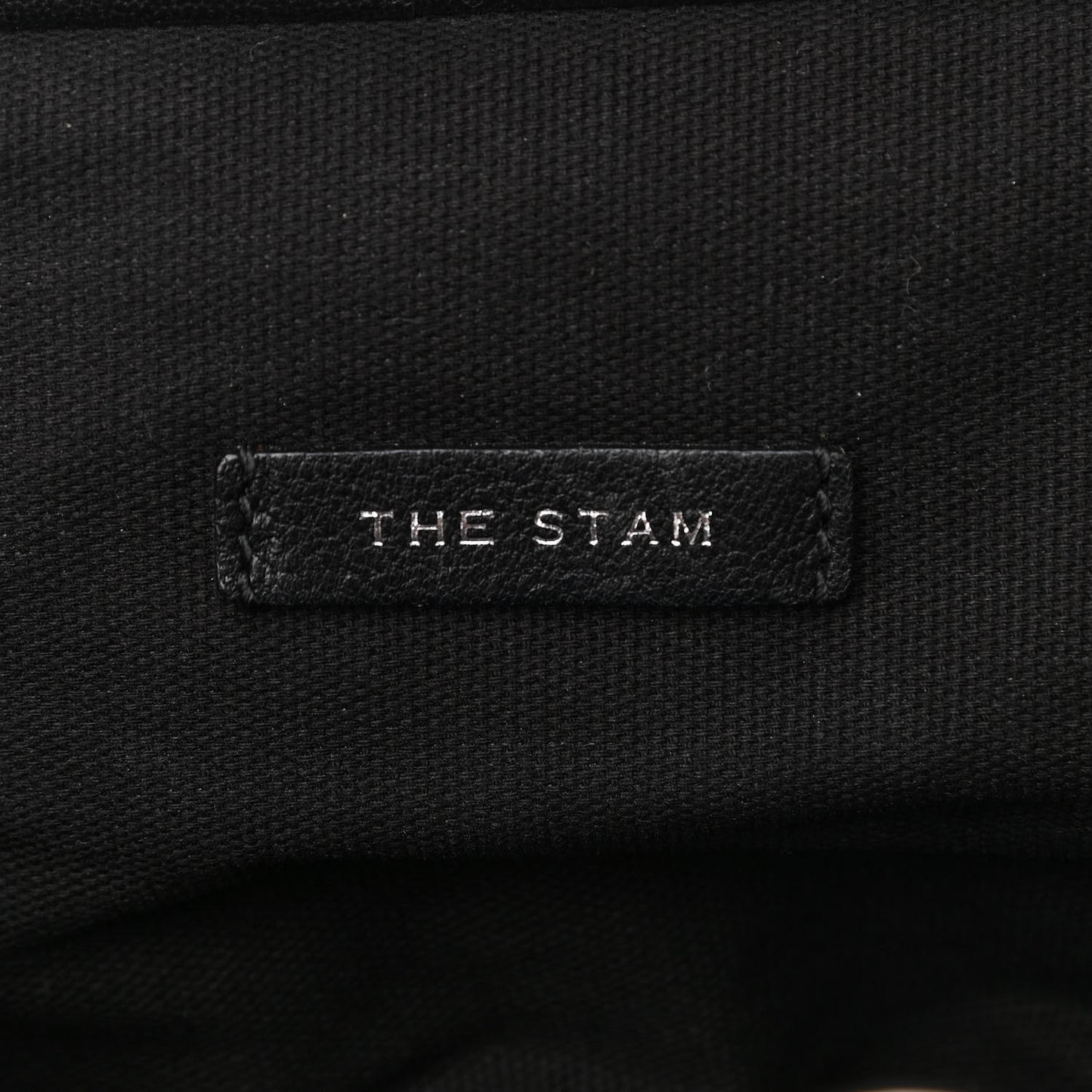 Calfskin Quilted Little Stam Black