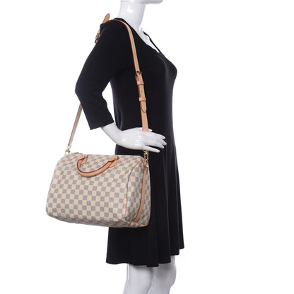 Louis Vuitton Damier Azur Speedy Bandouliere 30 2 of 10