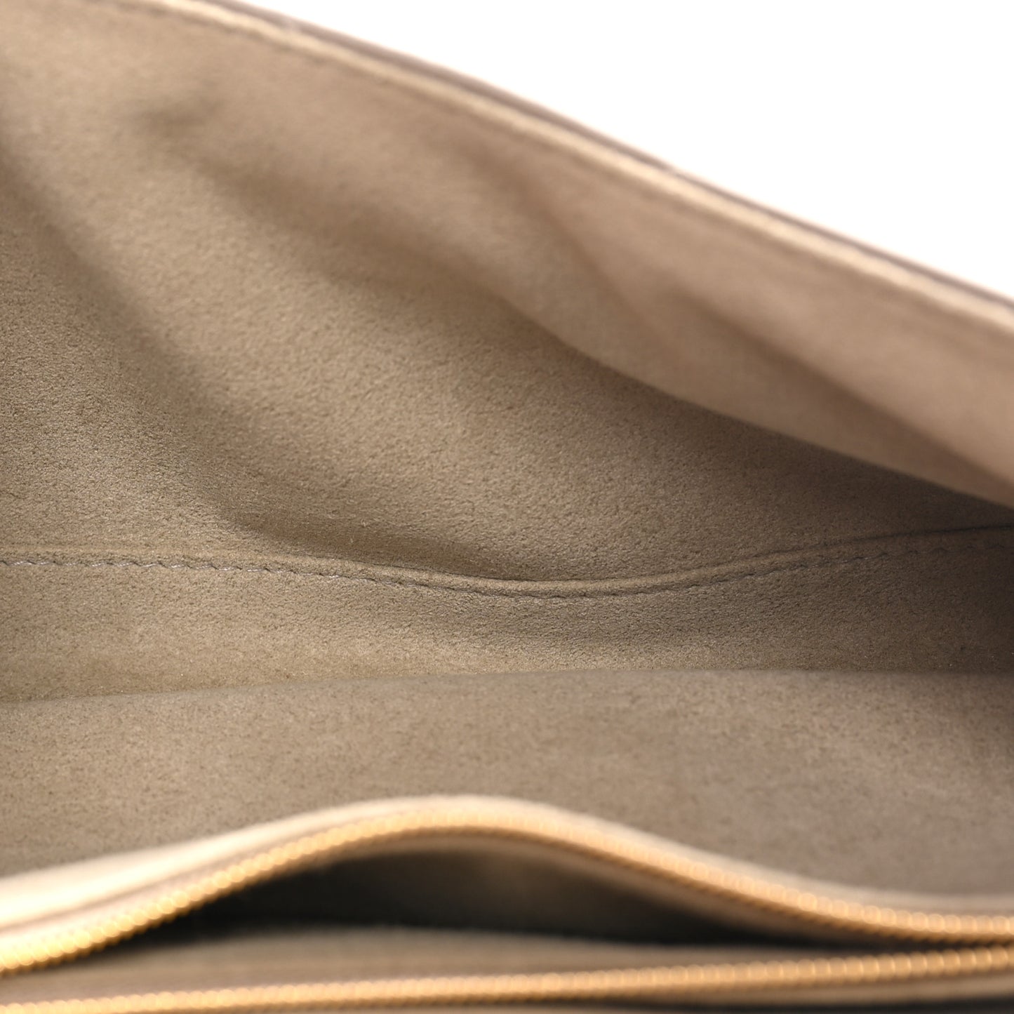 Calfskin LV New Wave Chain Bag Taupe