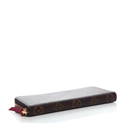 Louis Vuitton Monogram Clemence Wallet Fuchsia 4 of 7